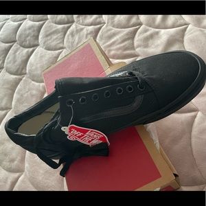 Black vans (BRAND NEW)